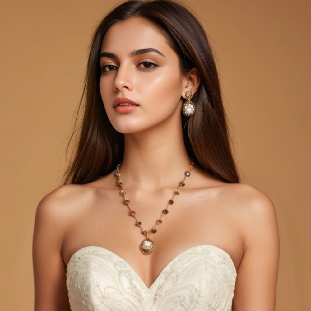 Hazel Muse Necklace Set- Pratha Collection