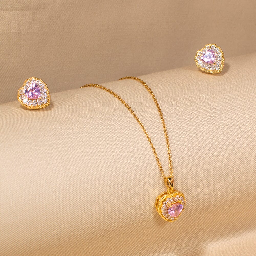 Heartelle Pendant Set - Glitterati Collection