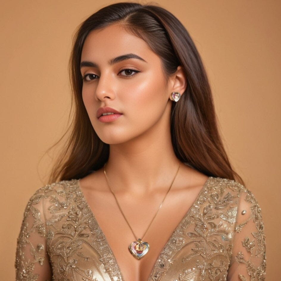 Hearts Desire Pendant Set - Edgy Collection