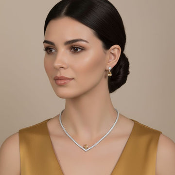 Honey Drop Necklace Set - Minima Collection