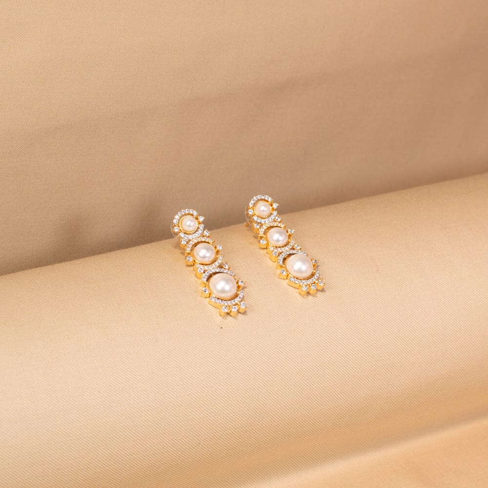 Iselda Pearl Necklace Set - Pratha Collection