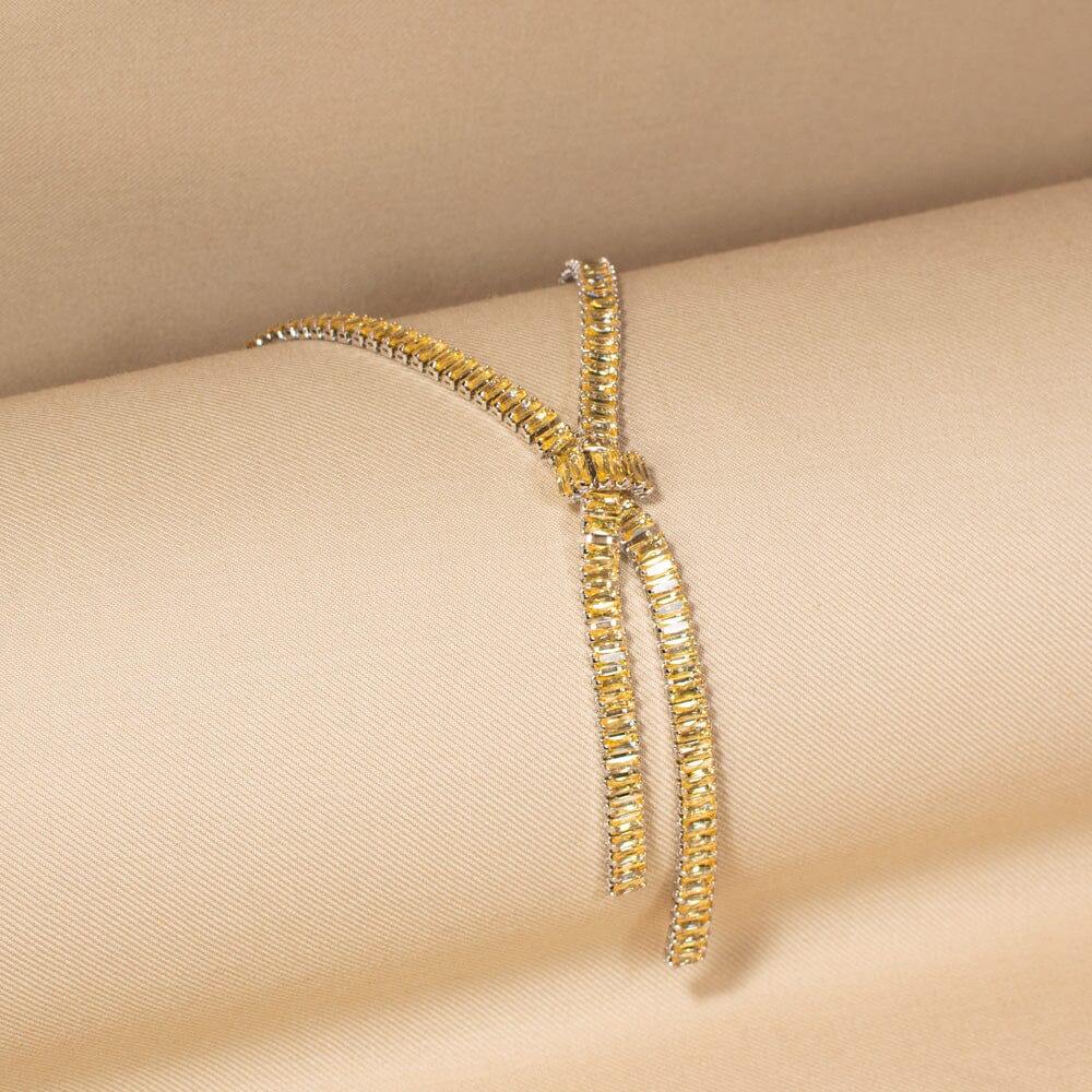 Isla Statement Necklace Set-Yellow-Glitterati Collection
