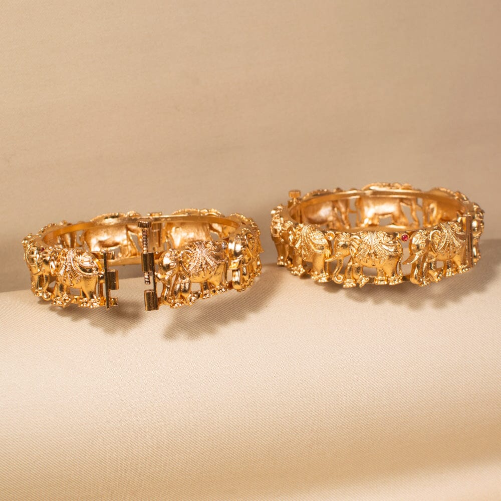 Jali Filigree Openable Kada - Pratha Collection