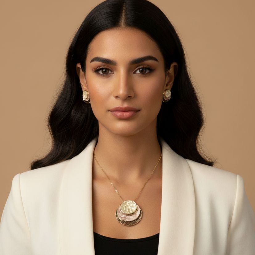 Jane Pendant Set - Edgy Collection