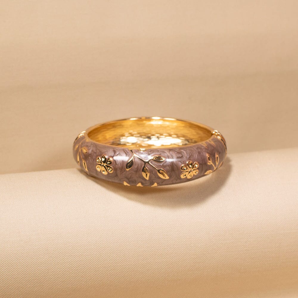 Juno Openable Bangle-Brown