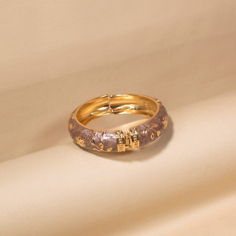 Juno Openable Bangle-Brown