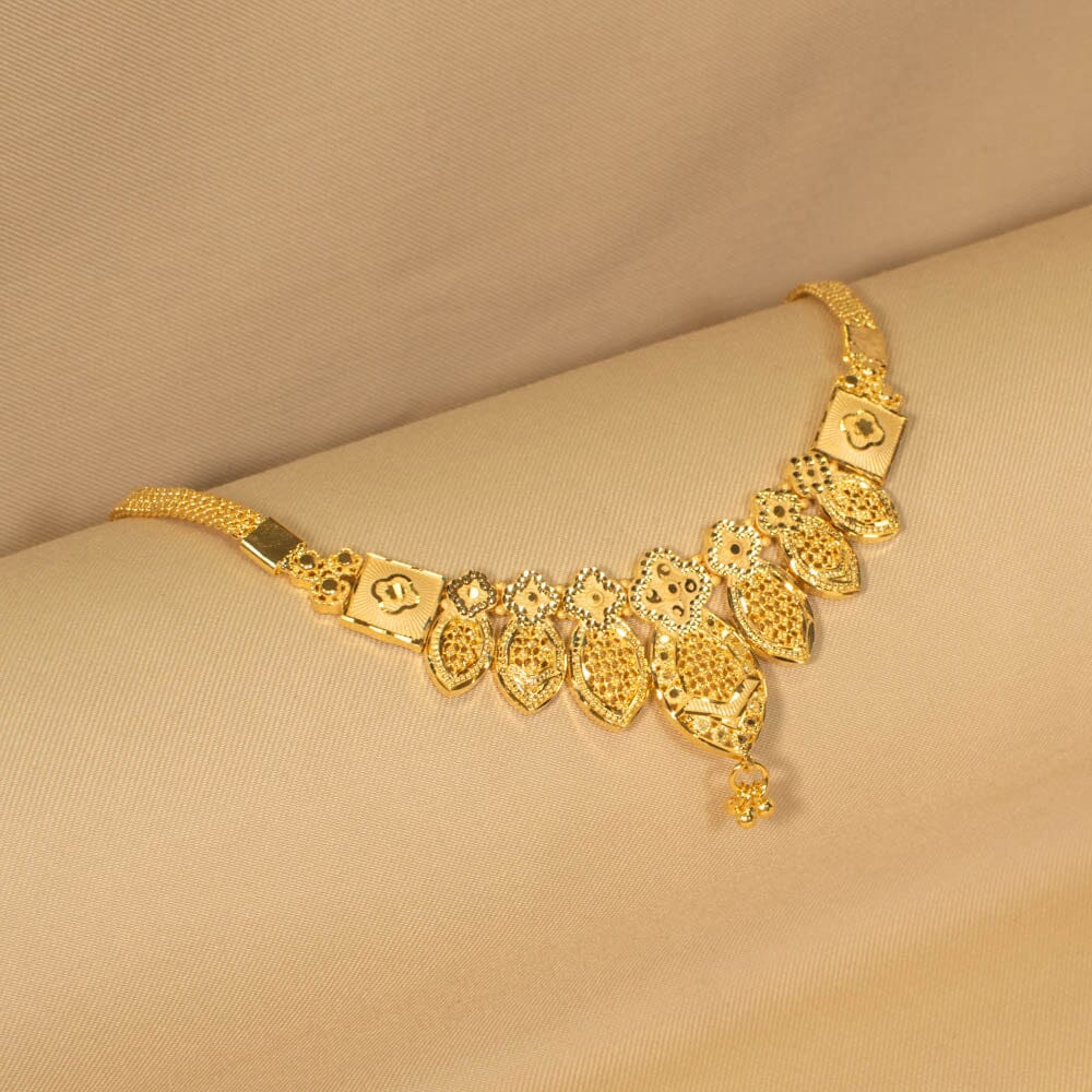 Kaashvi Gold Replica Necklace Set - Alankar Collection