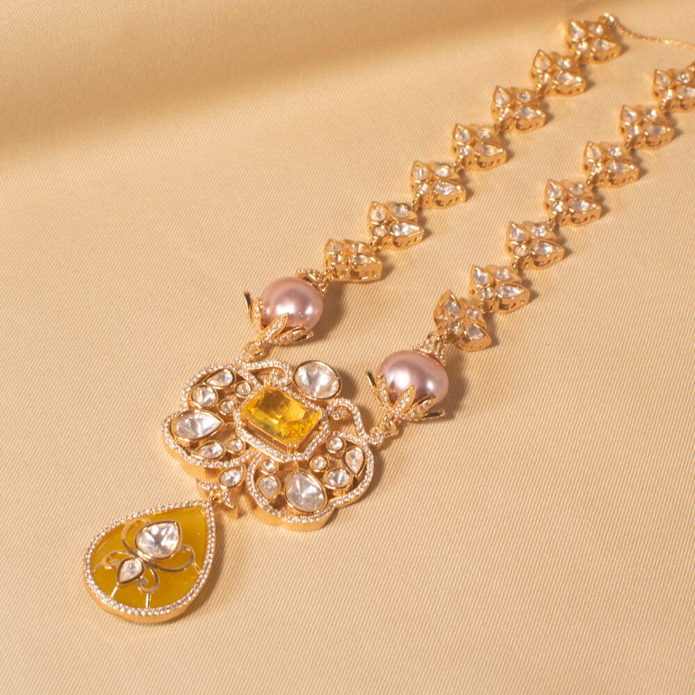 Kesariya Luxury Necklace Set - Pratha Collection