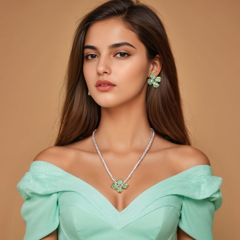 Liana Necklace Set-Glitterati Collection