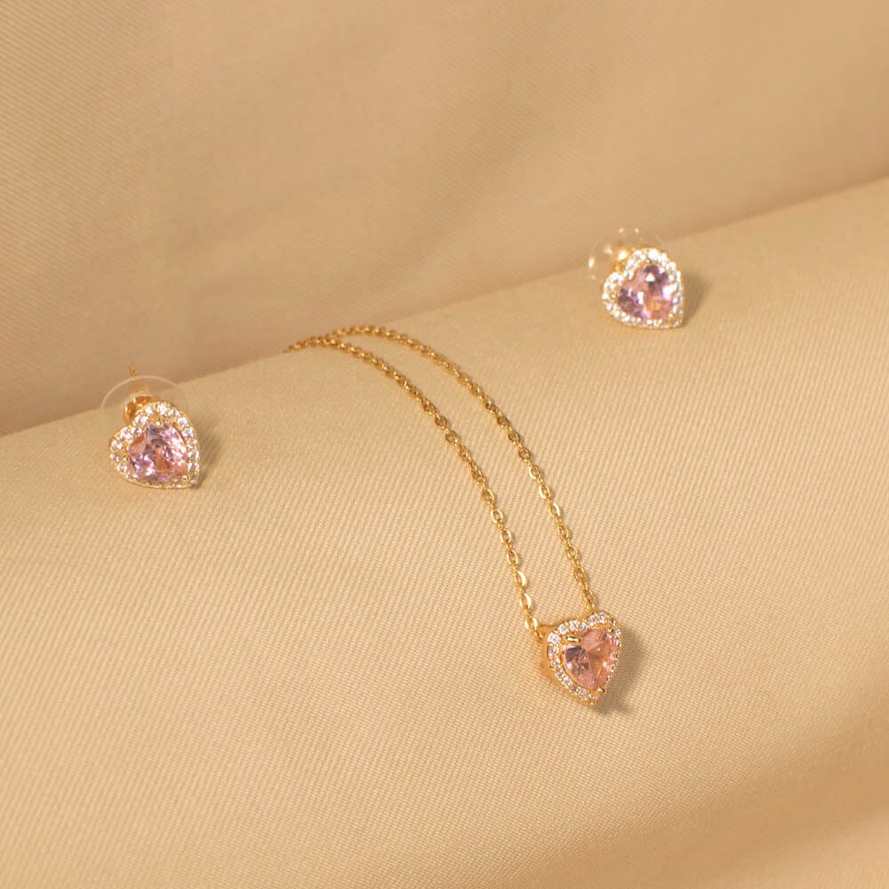 Little Hearts Pendant Set - Minima Collection