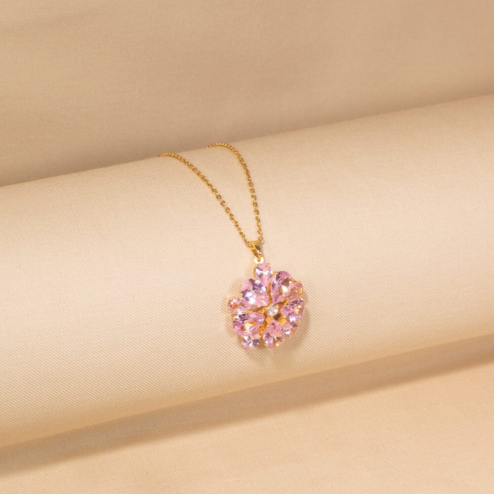 Lumina Pendant Set-Pink-Glitterati Collection