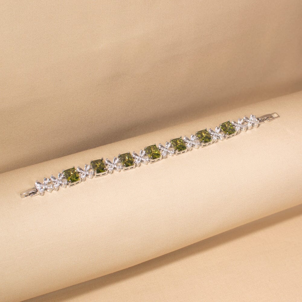 Lyanna Bracelet-Green-Glitterati Collection