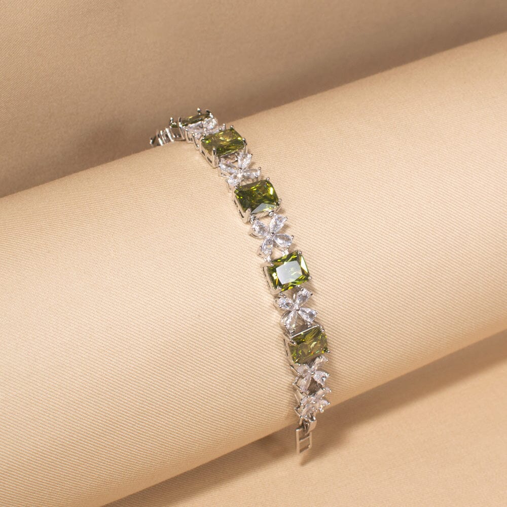 Lyanna Bracelet-Green-Glitterati Collection