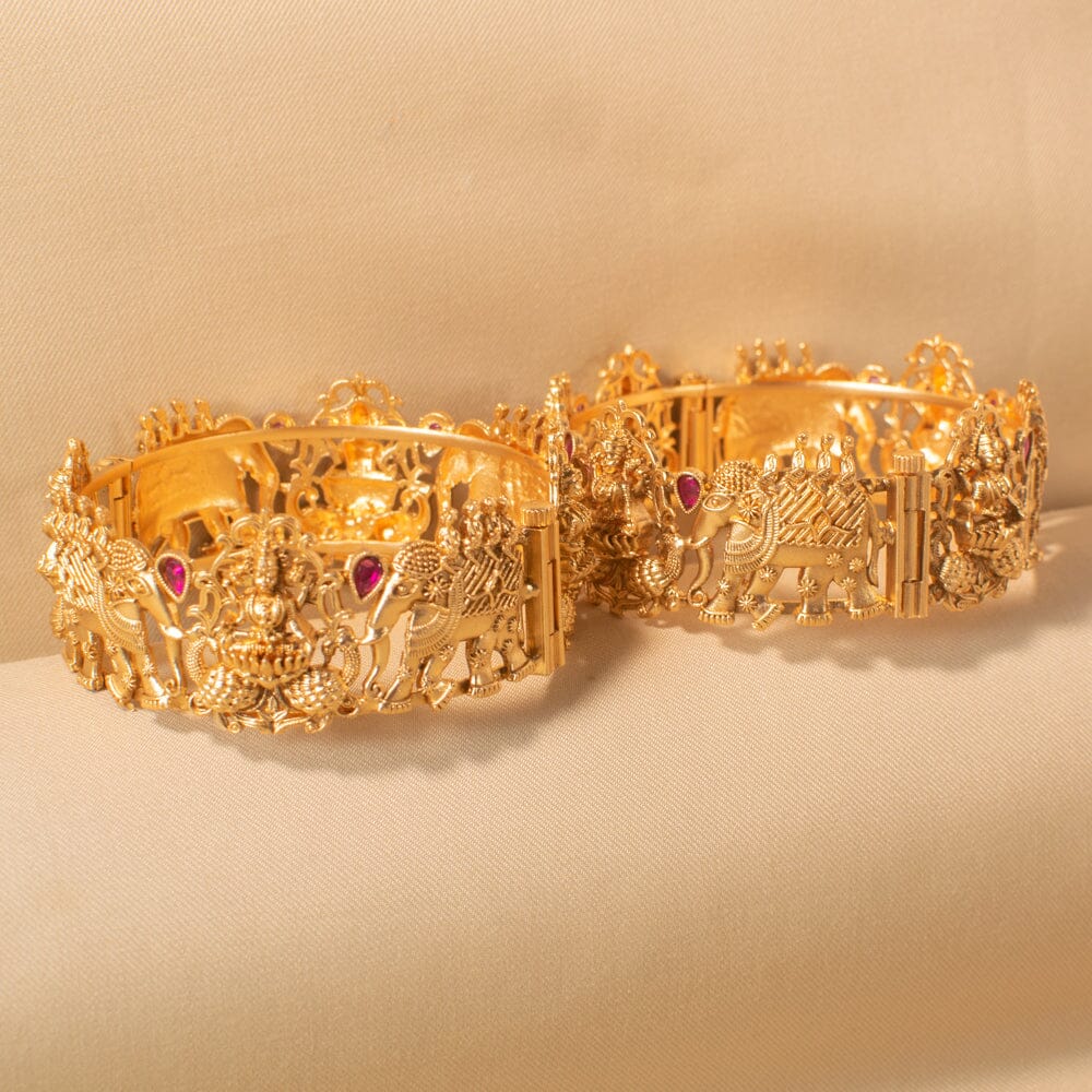 Mahalaxmi Rajwadi Openable Kada - Pratha Collection