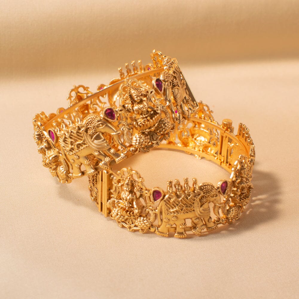 Mahalaxmi Rajwadi Openable Kada - Pratha Collection