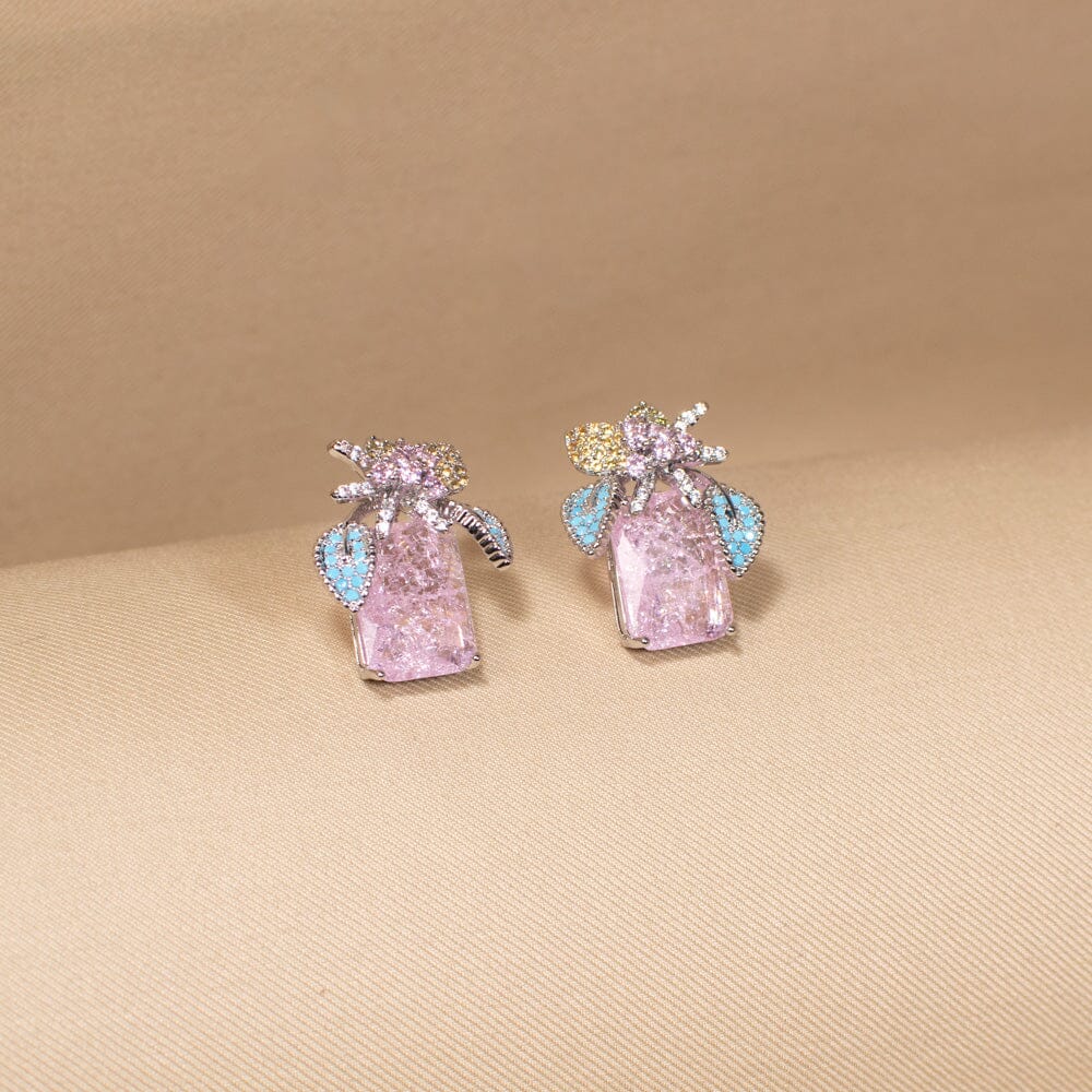 Marsha Studs-Pink-Glitterati Collection