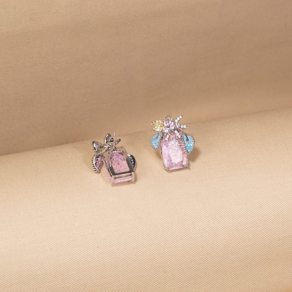 Marsha Studs-Pink-Glitterati Collection