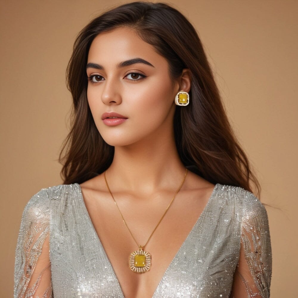 Mausami Pendant Set - Pratha Collection