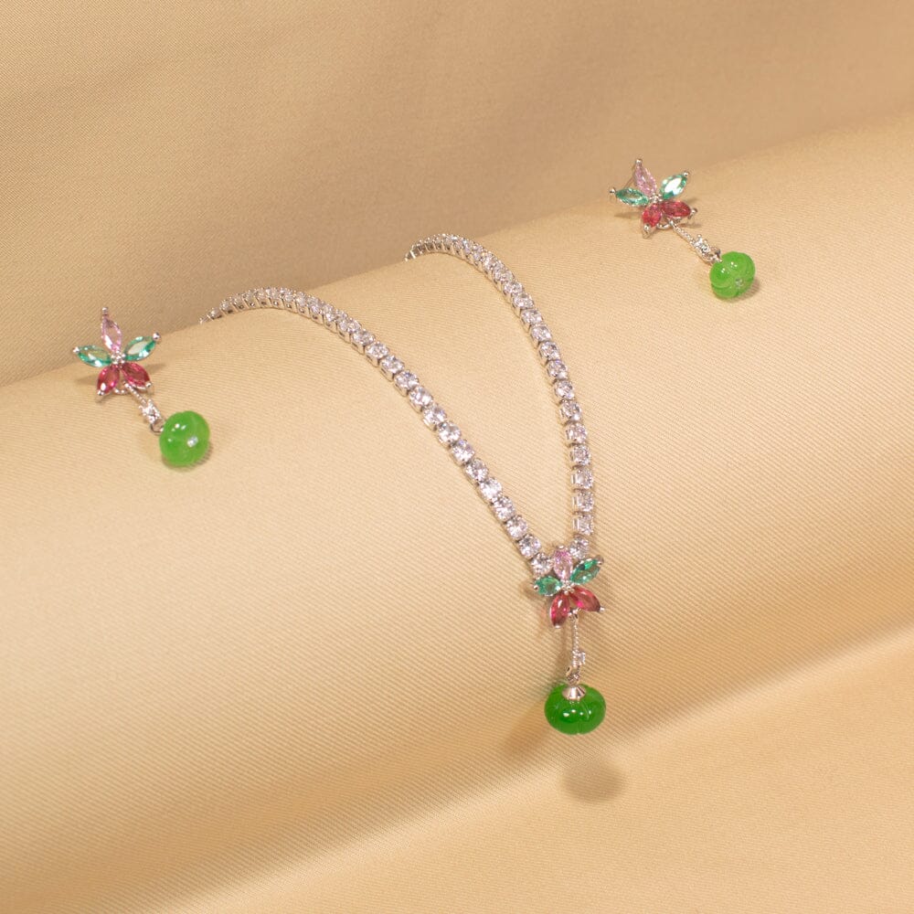 Medow Drop Necklace Set