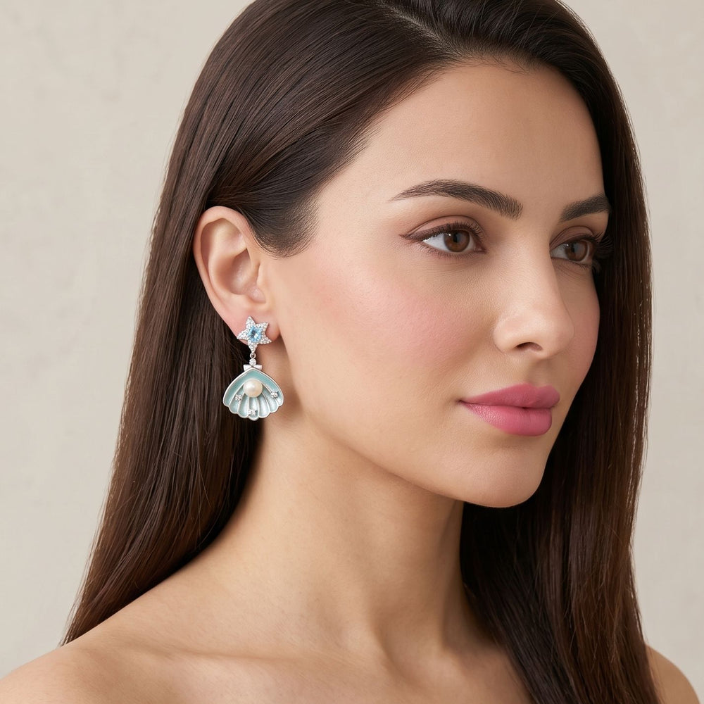 Mermaid’s Wish Shell Earrings