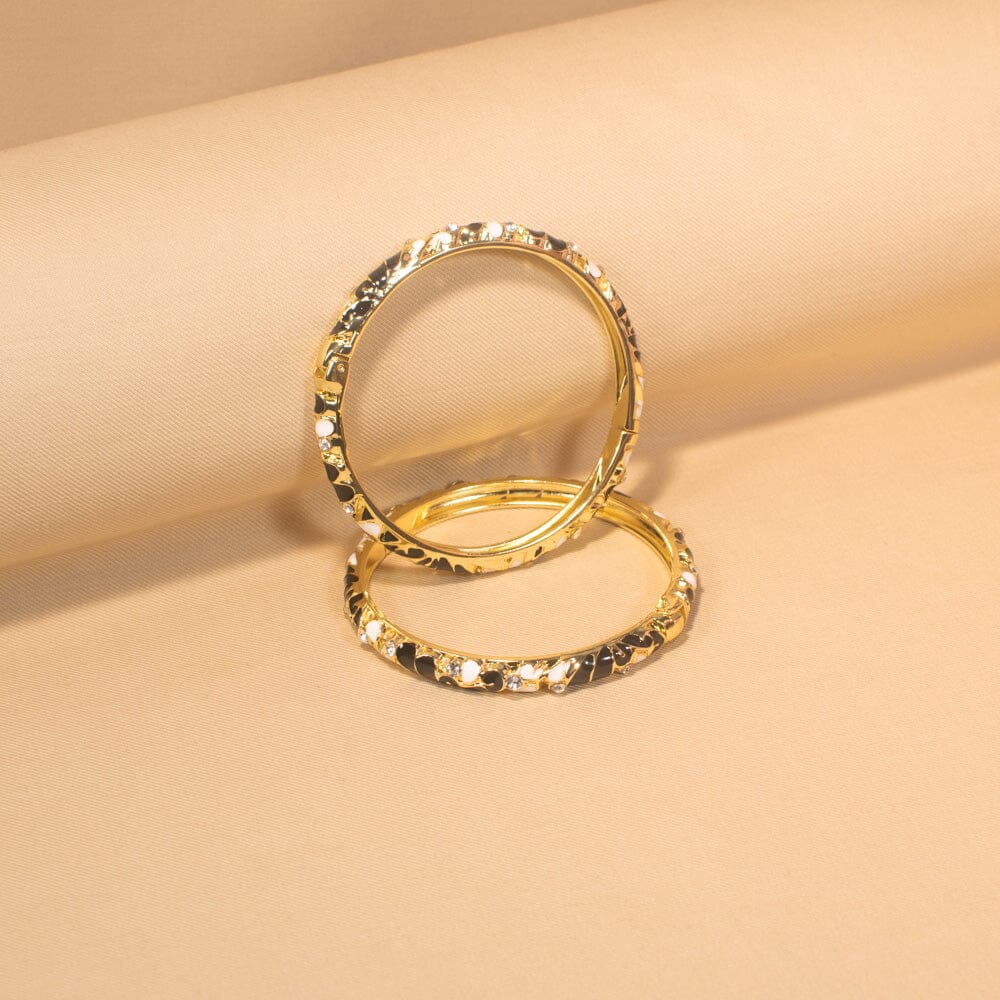 Midnight Glamour Bangles - Pack of 2