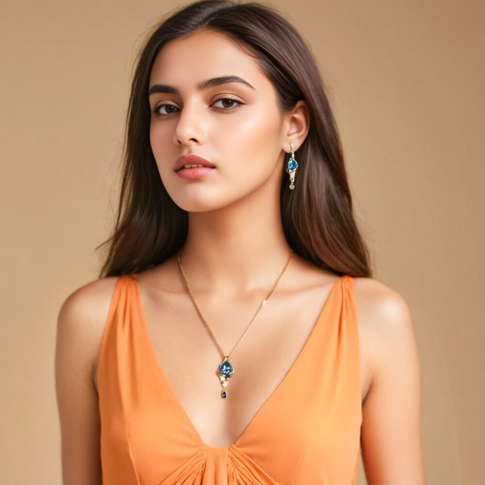 Mirabel Pendant Set -Blue- Edgy Collection