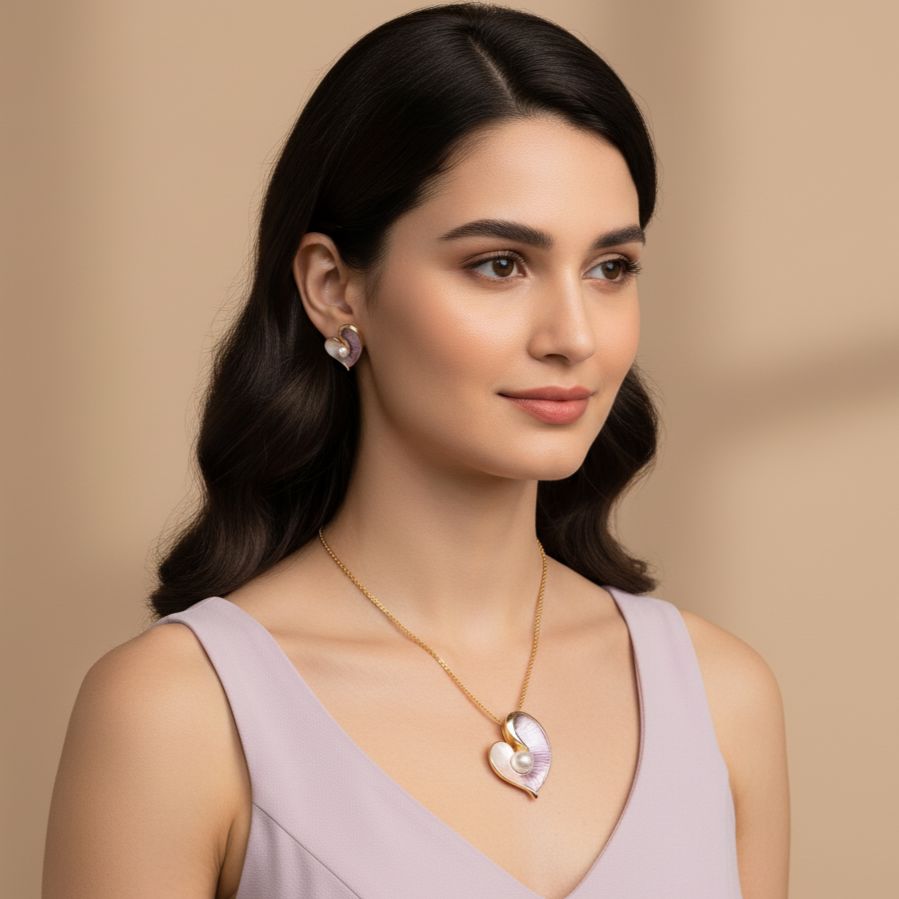 Morning Dew Pendant Set - Nature Collection