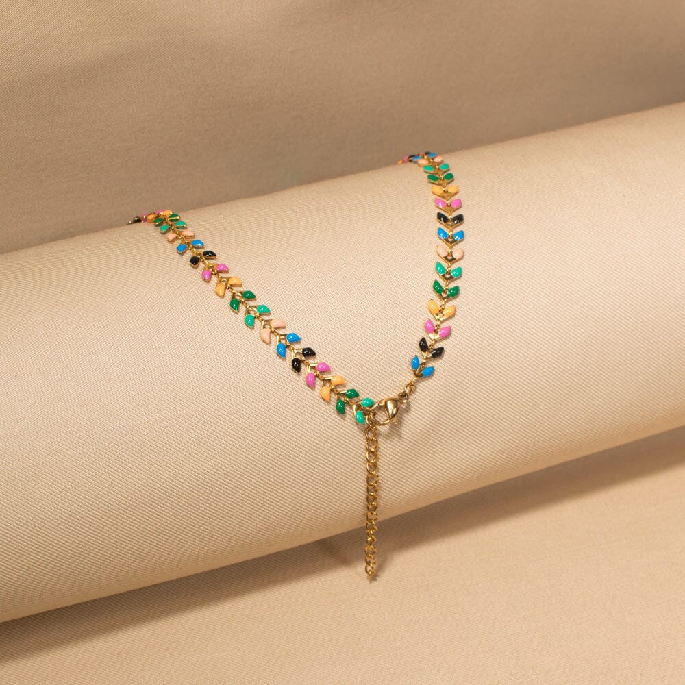 Multicolor Chain Necklace-Minima Collection