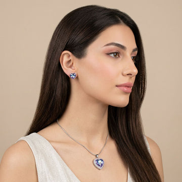 Mystic Heart Aura Pendant Set