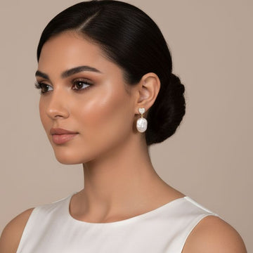 Naomi Earrings - Freshwater Pearl Collection