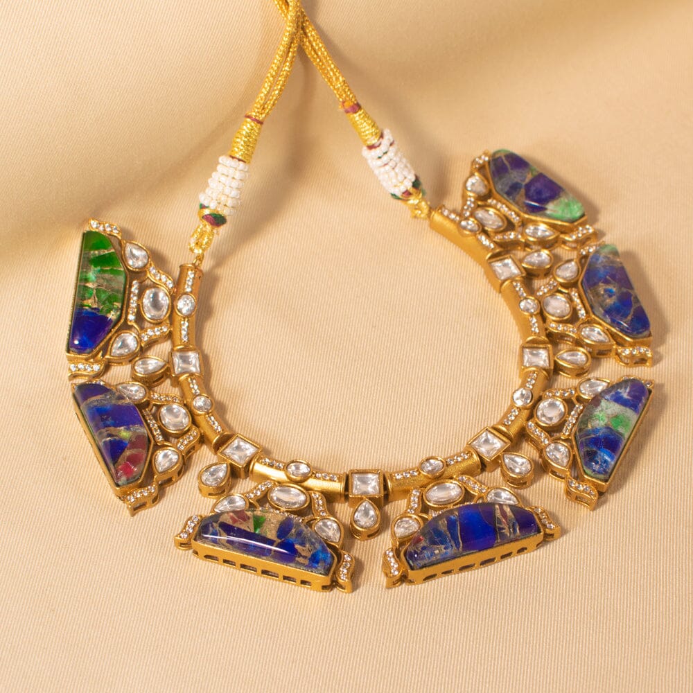 Neelabh Necklace Set - Pratha Collection