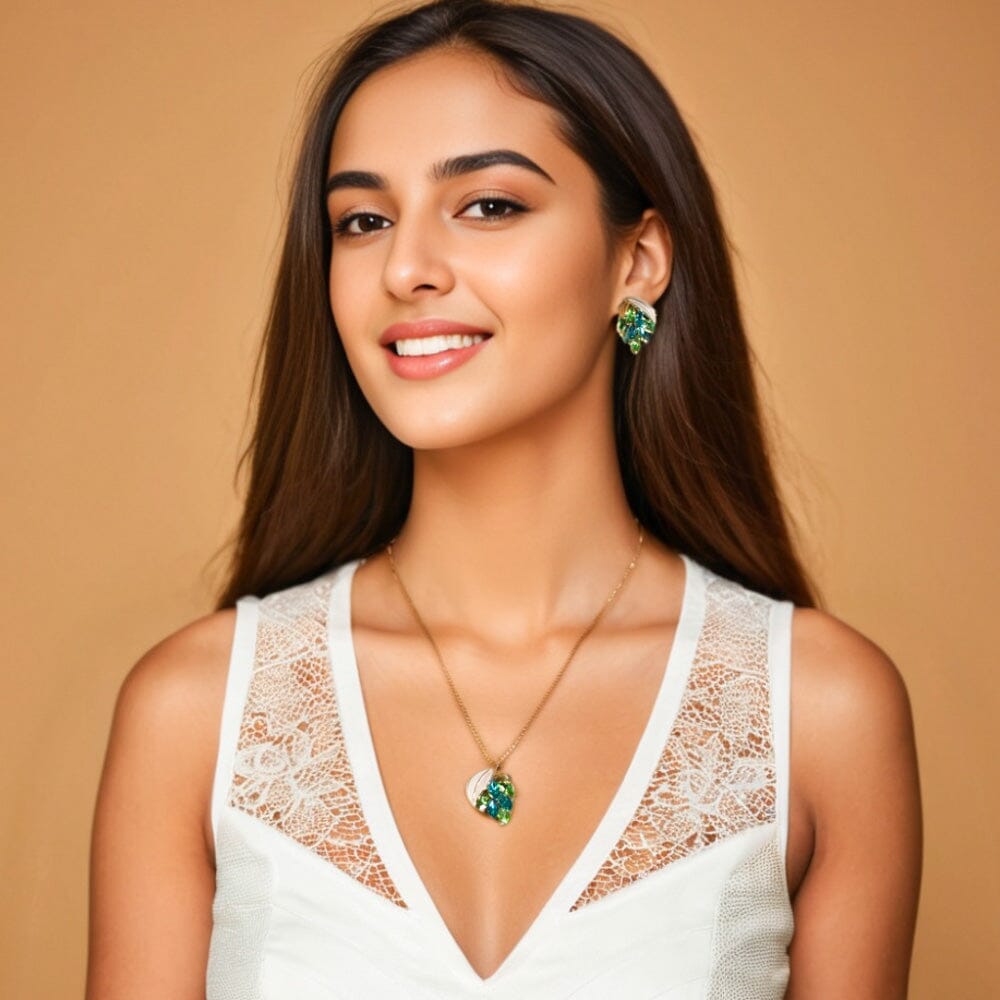 Nirelia Pendant Set - Glitterati Collection