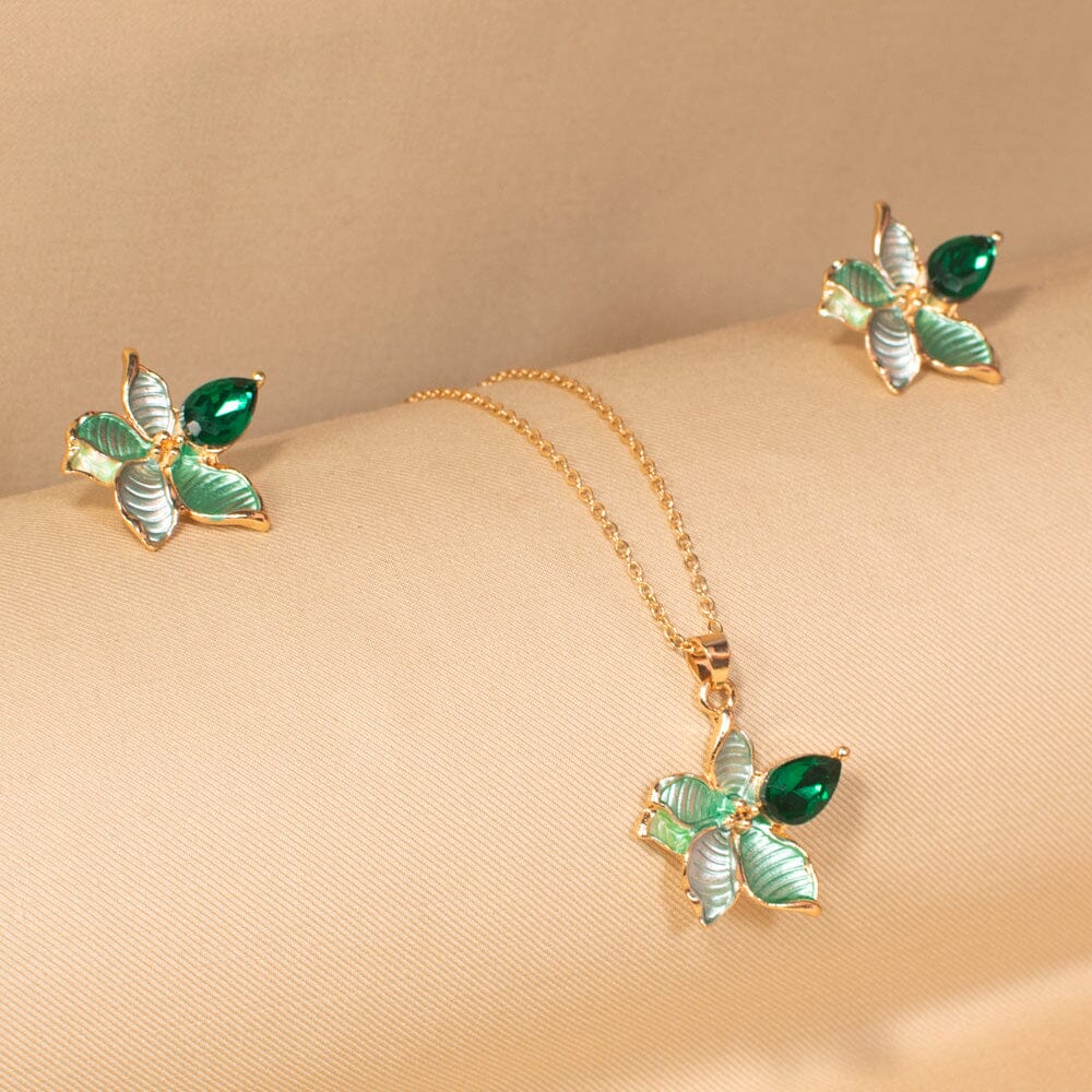 Noelle Pendant Set - Green - Nature Collection