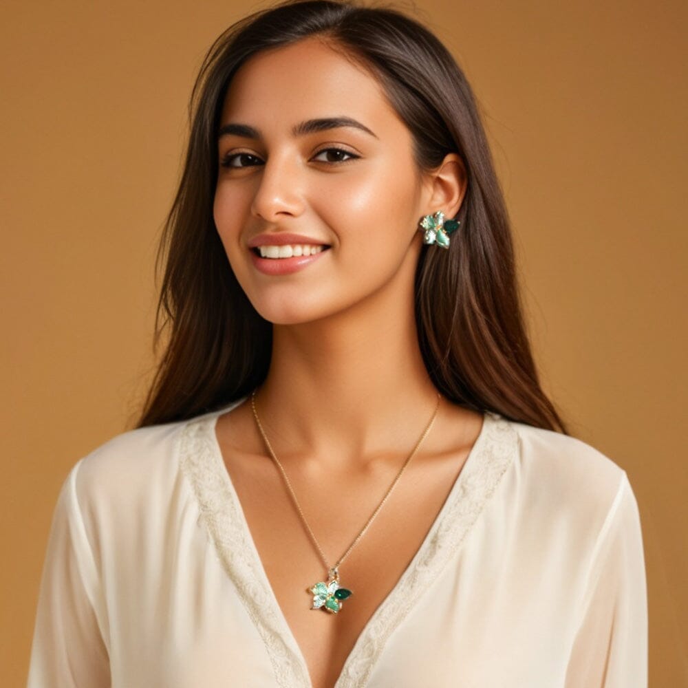 Noelle Pendant Set - Green - Nature Collection