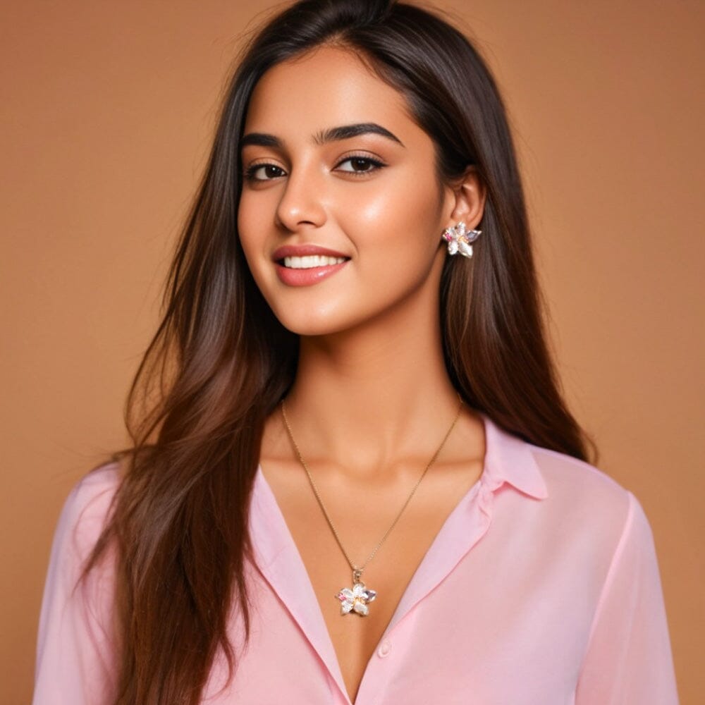 Noelle Pendant Set - Pink - Nature Collection
