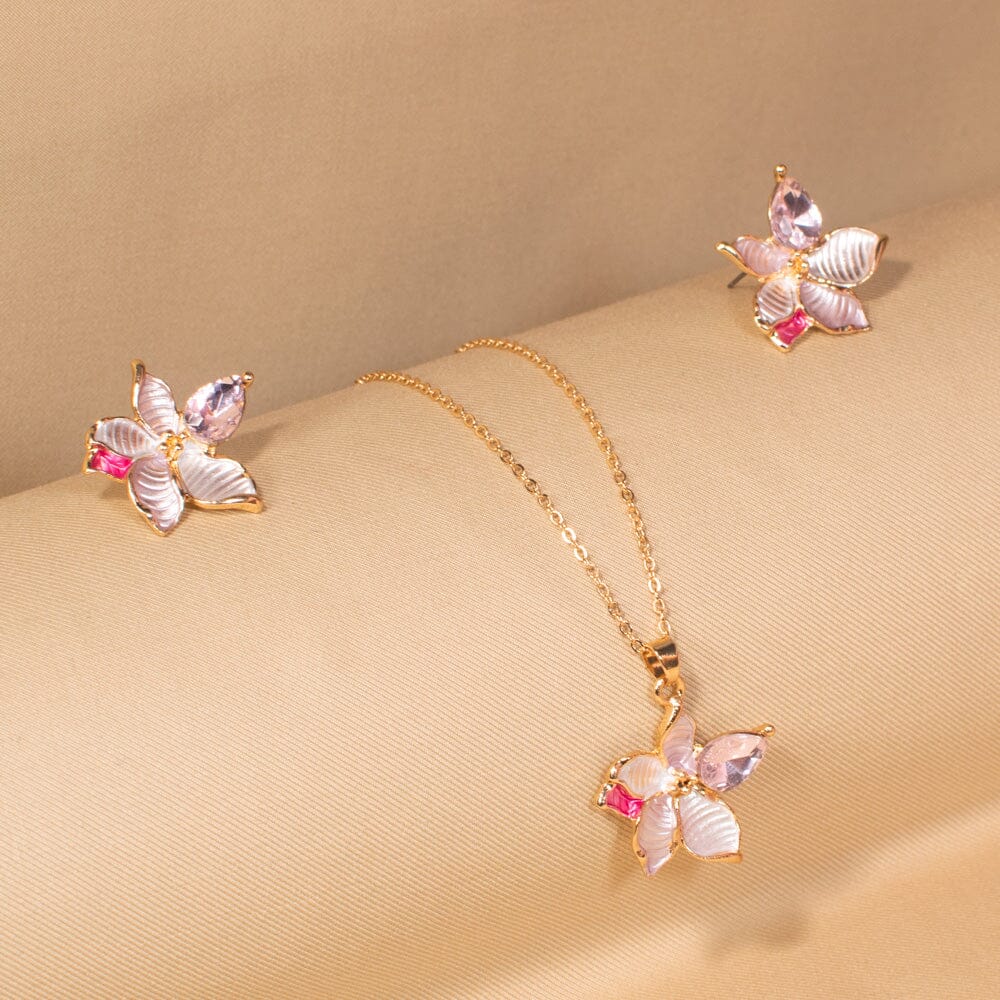 Noelle Pendant Set - Pink - Nature Collection