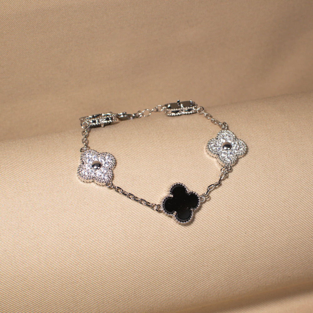 Noir Clover Bracelet