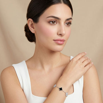 Noir Clover Bracelet