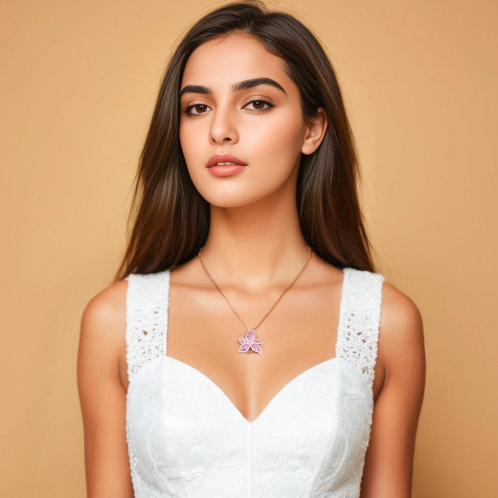 Nyra Chain Pendant with ring