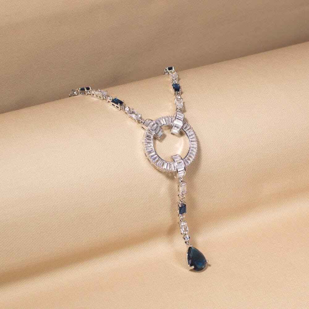 Olivia Necklace Set-Blue-Edgy Collection