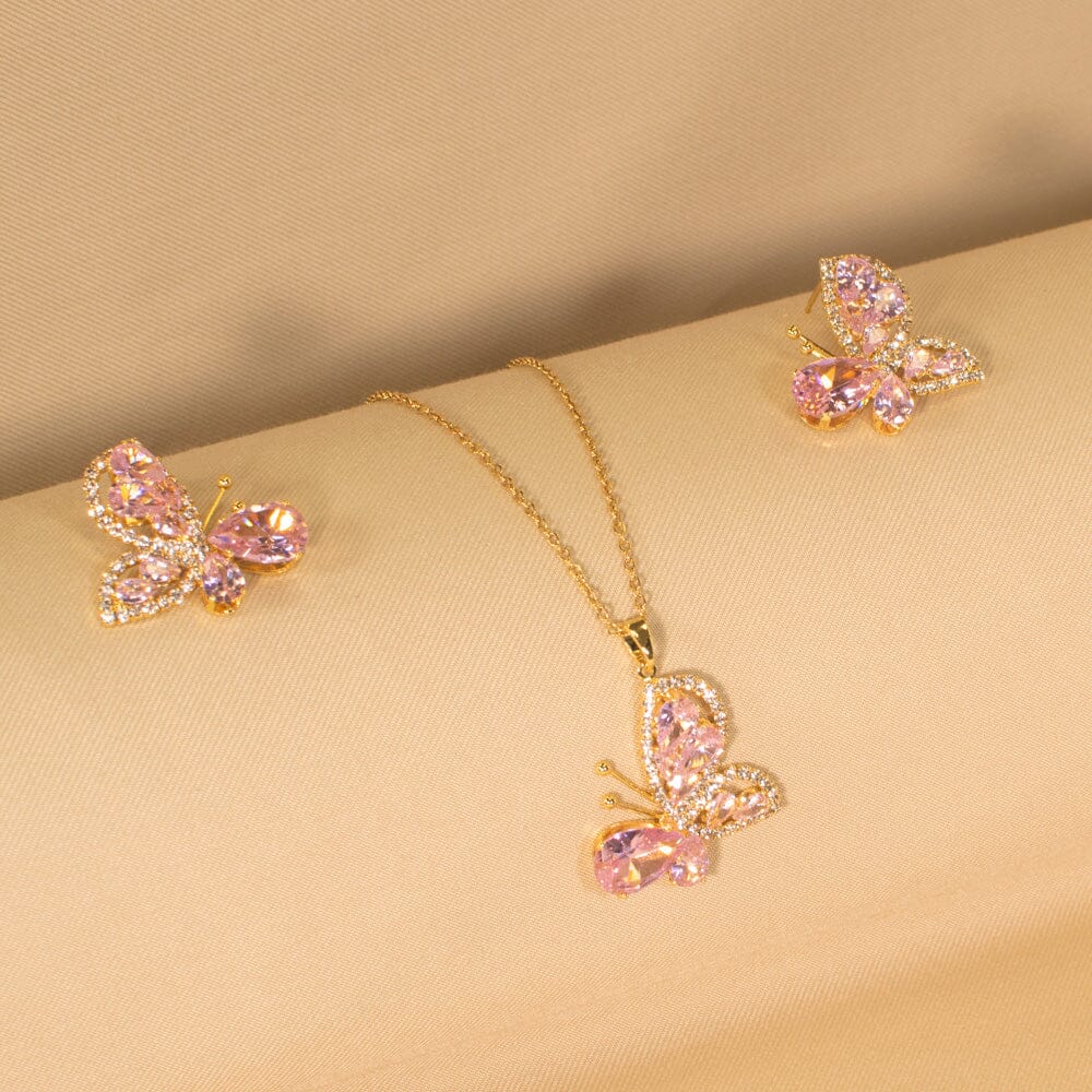 Papillon Pendant Set - Glitterati Collection