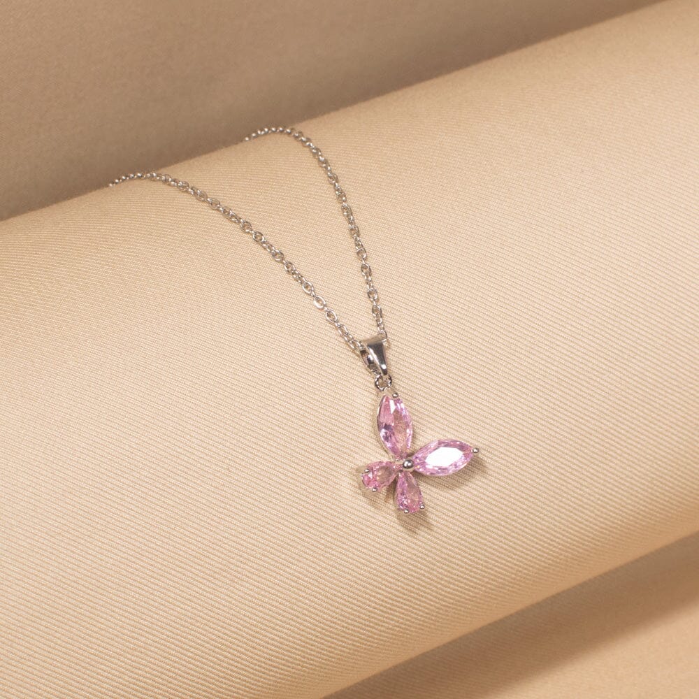 Petal Pendant Set-Pink-Minima Collection