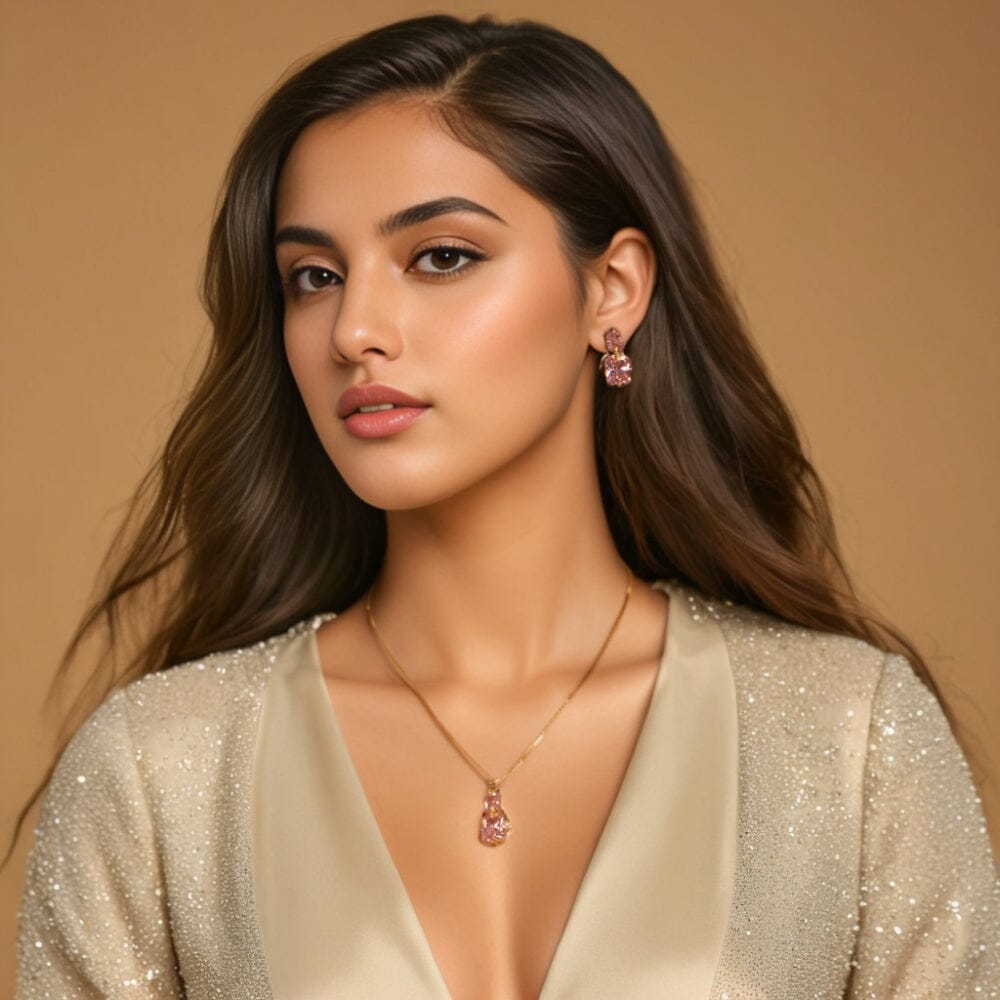 Pink Love Pendant Set - Minima Collection