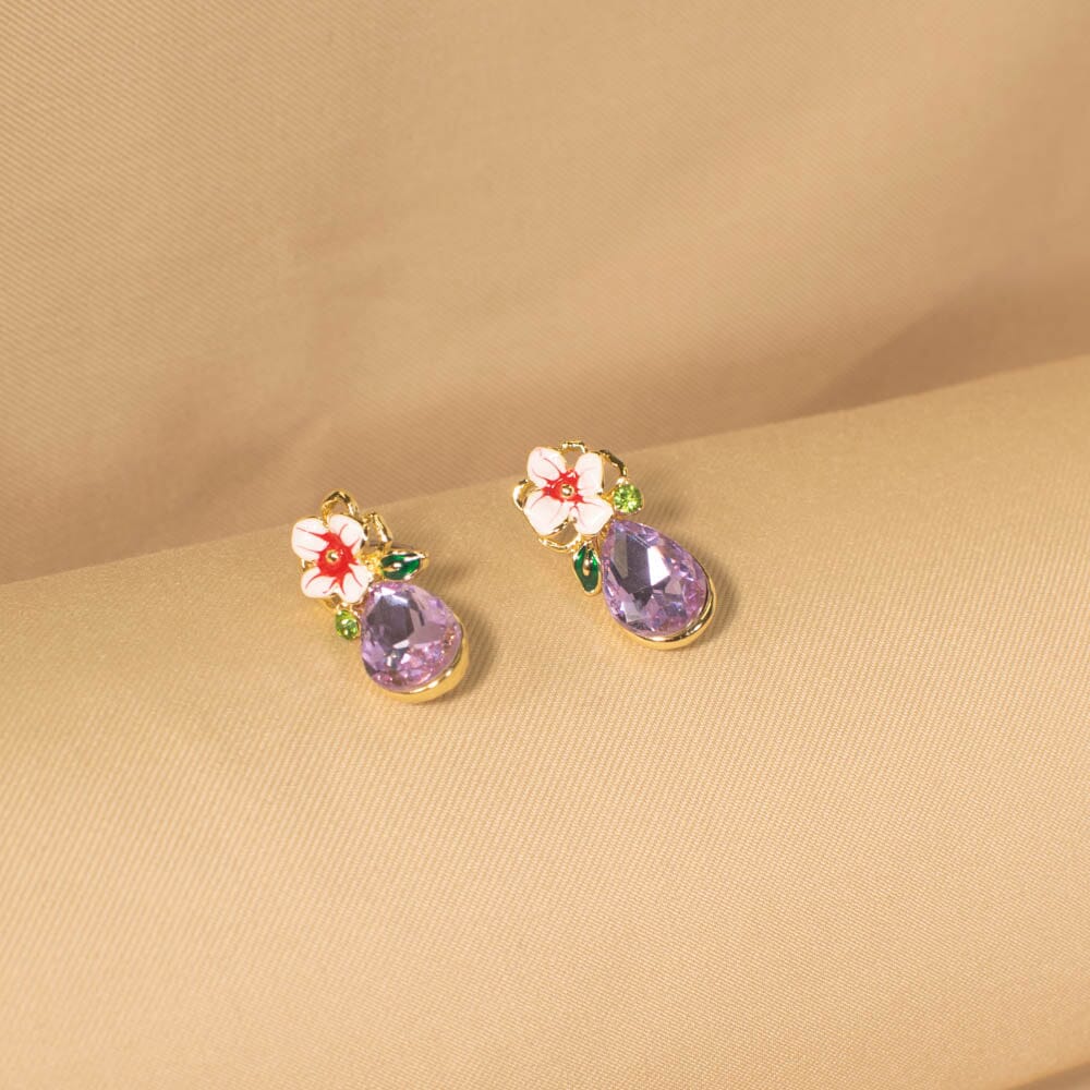 Purple Blossom Pendant Set - Nature Collection