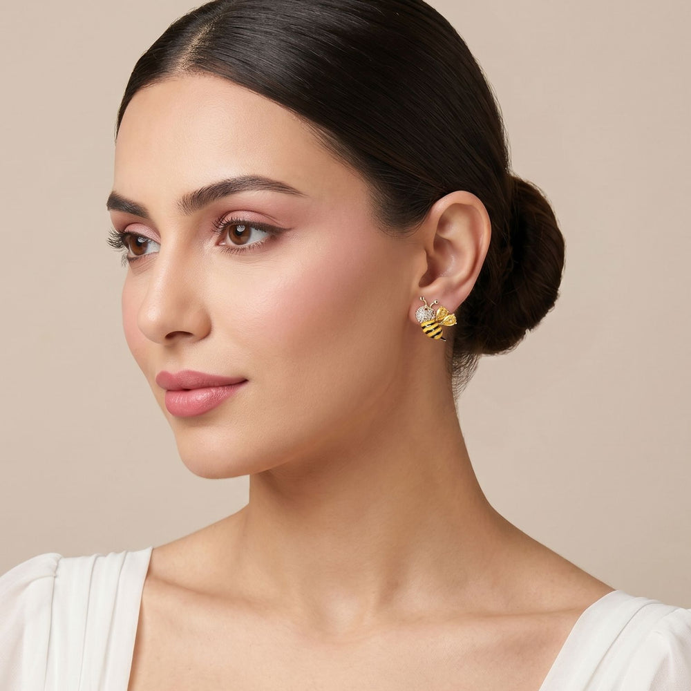 Queen Bee Sparkle Studs