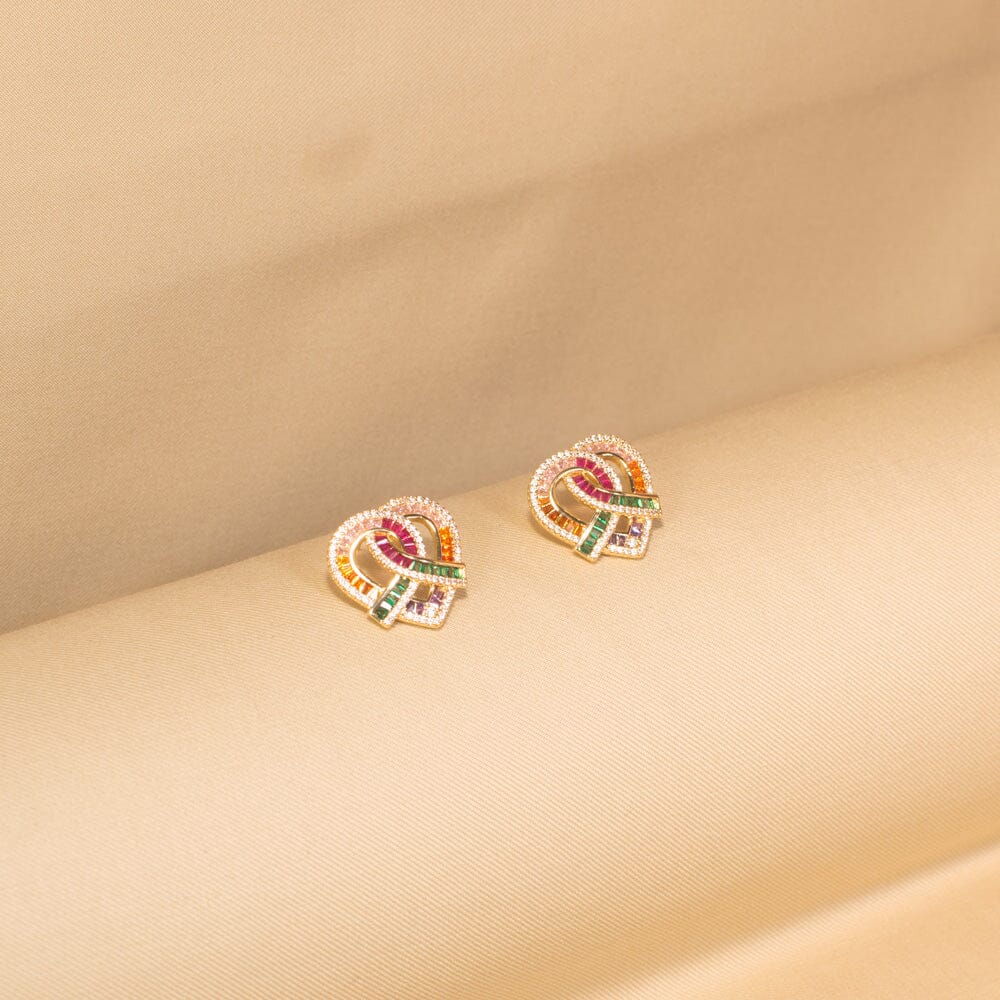 Rainbow Heartbeat Pendant Set - Raksha Bandhan Collection