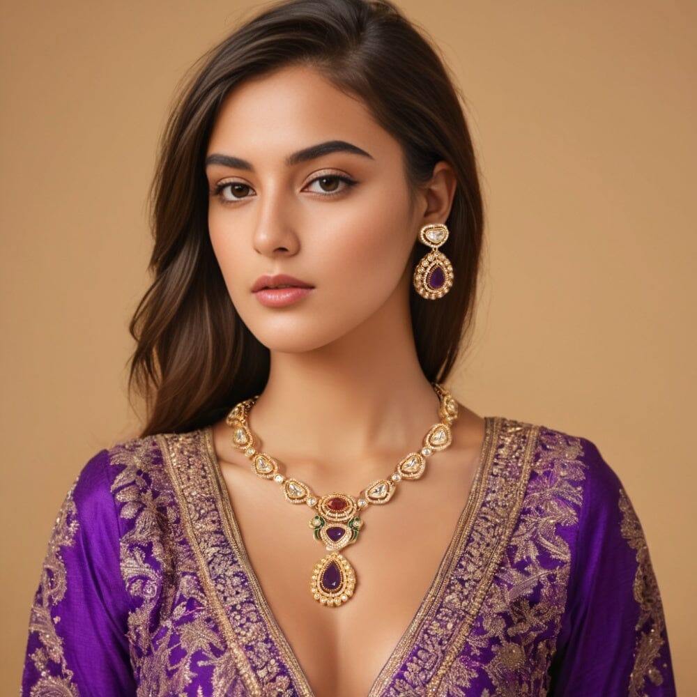 Reesha Necklace Set - Pratha Collection