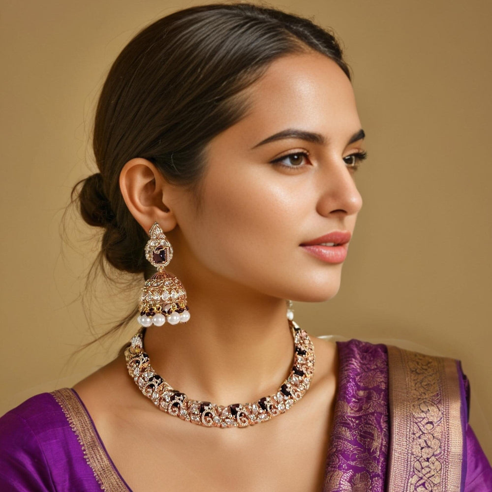 Reeshika Necklace Set - Pratha Collection