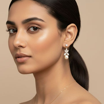 Rhea Earrings - Freshwater Pearl Collection