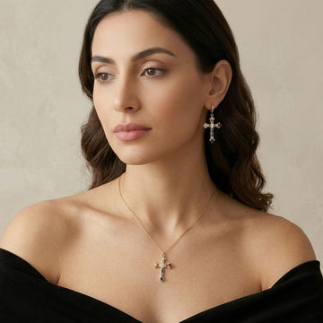 Rosabelle Cross Pendant Set